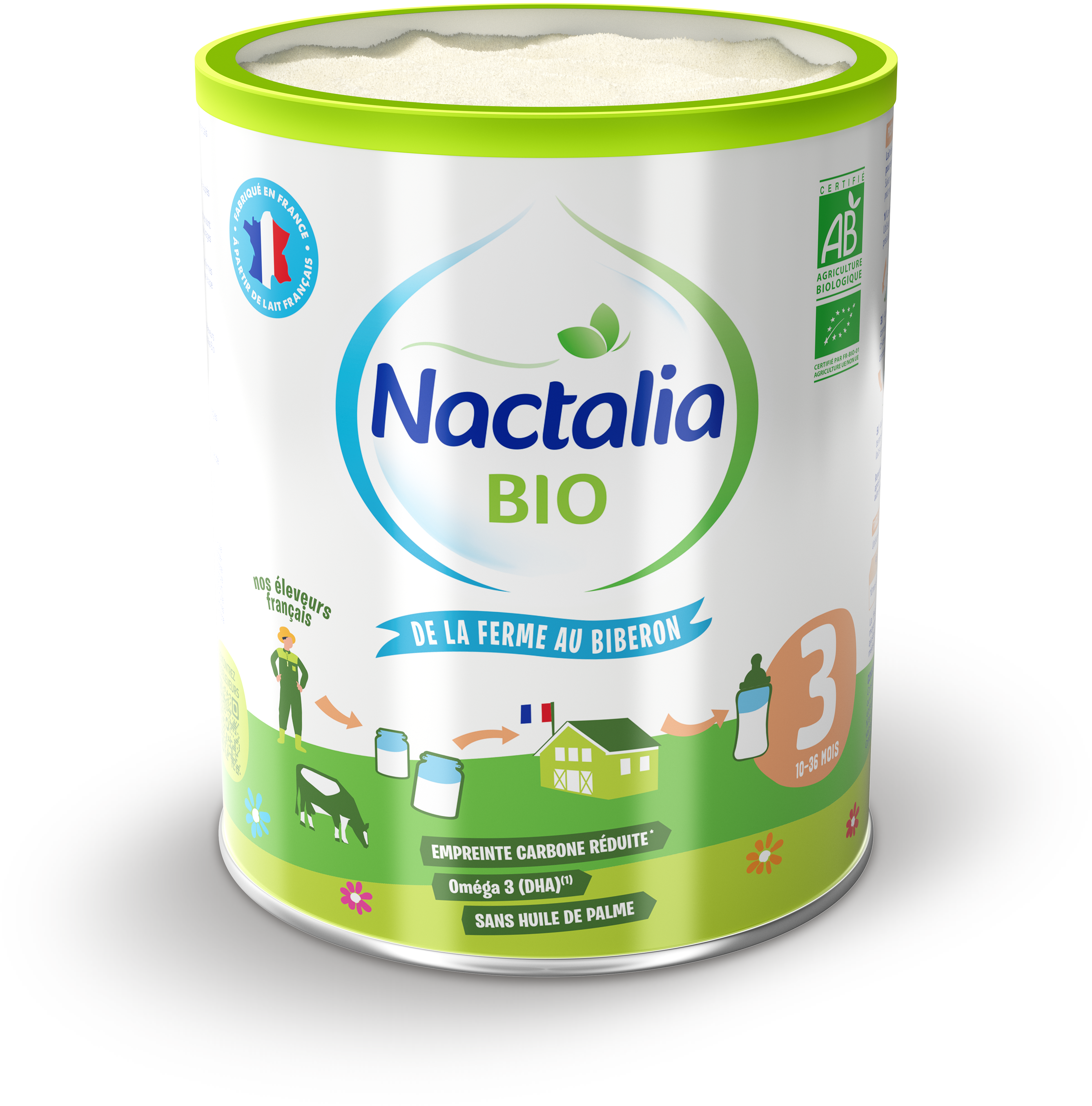 Nactalia Bio 3ème âge - Nactalia Bio : lait infantile bio et responsable.